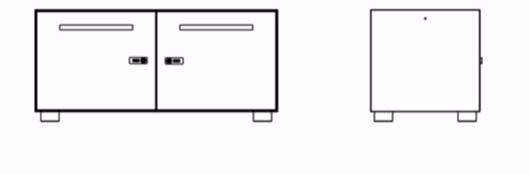 Dieffebi Металлическая офисная мебель / шкафчик Primo lockers 6prak80 - Вид №8