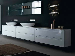 RIFRA Лаковая тумба под умывальник с ящиками Zero bagno