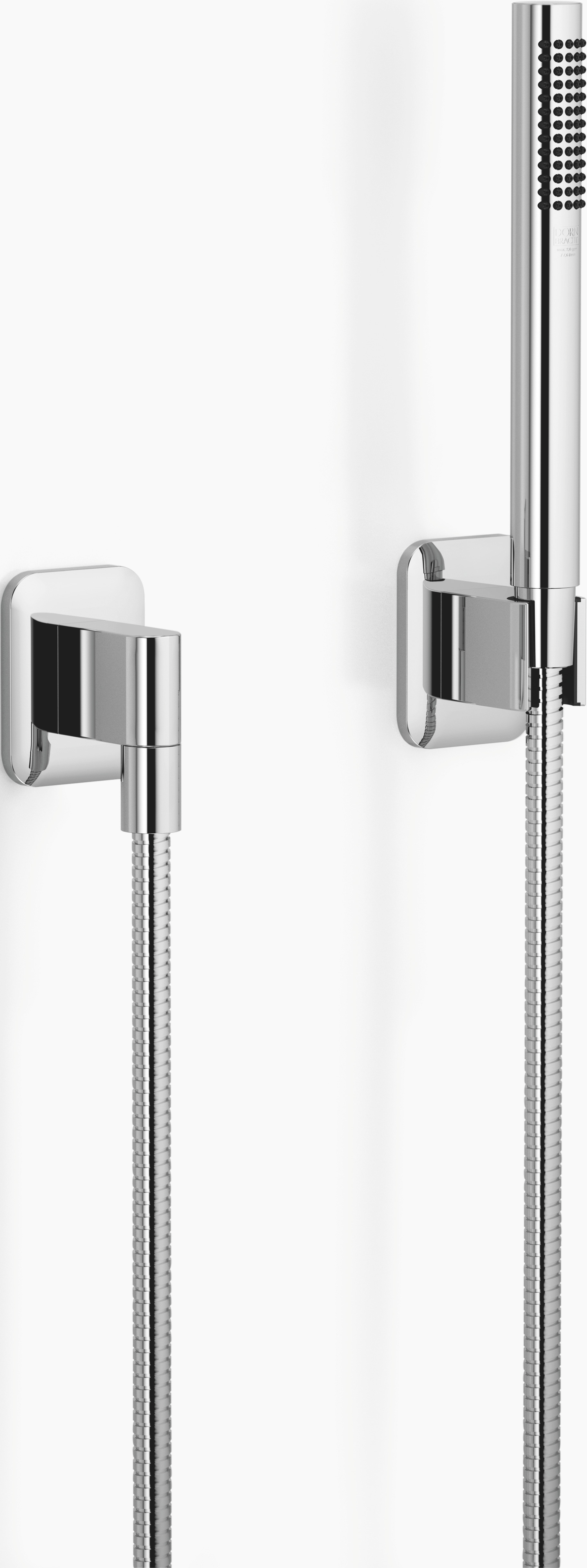 ЛИССЕ Набор для ручного душа с отдельными розетками FlowReduce - Хром 27802845-000010