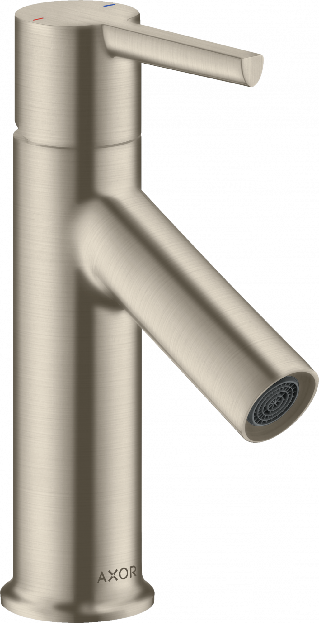 10102820 Смеситель для раковины 80, однорычажный, с рычажной ручкой, для умывальников со сливным гарнитуром AXOR STARCK