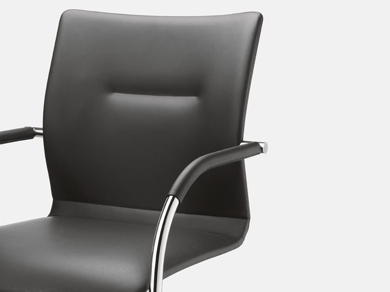 Кожаный штабелируемый стул с подлокотниками Brunner ARCH-00016789 - Вид №2