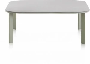 GANDIABLASCO Квадратный садовый стол из термо-лакированного алюминия Solanas