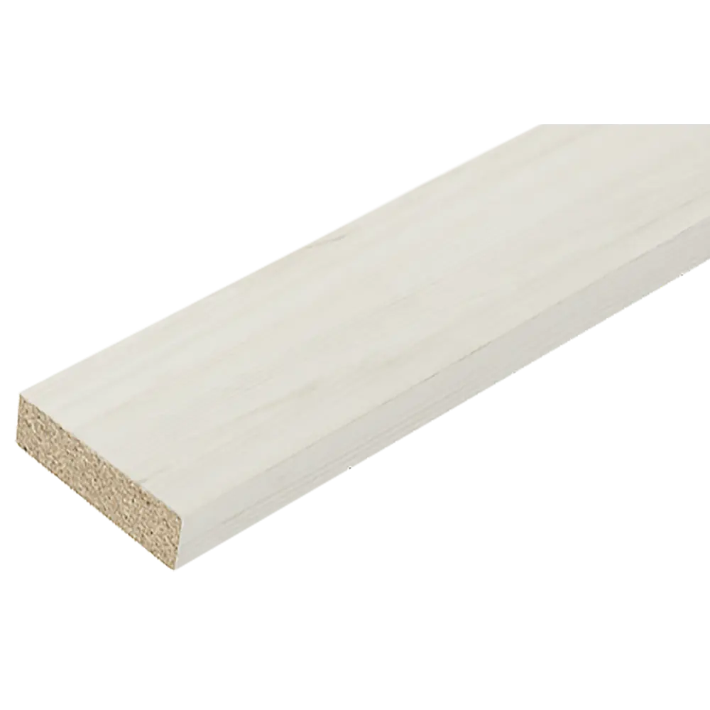 Планка притворная Нова 2070x32x10 мм ПВХ ламинация цвет ясень ривьера крем CASAPORTE STLM-2053236