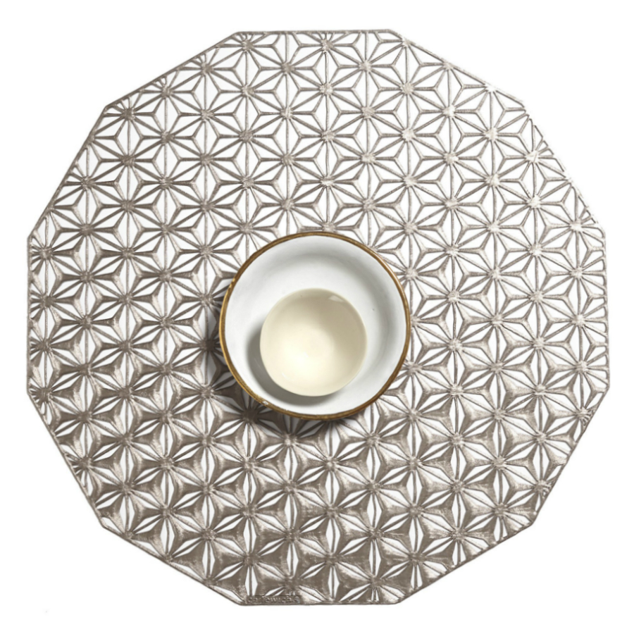 Салфетка виниловая Gunmetal, Ø36 см Chilewich C100488001 - Вид №3