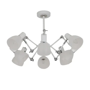 Люстра потолочная «Interna» 5040-8 8 ламп 25 м² цвет белый