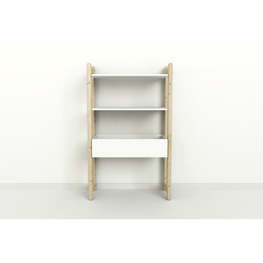 Гарнитур Midi D, 1 полка и 1 ящик-органайзер, лакированный Flexa 812650380 - Вид №1