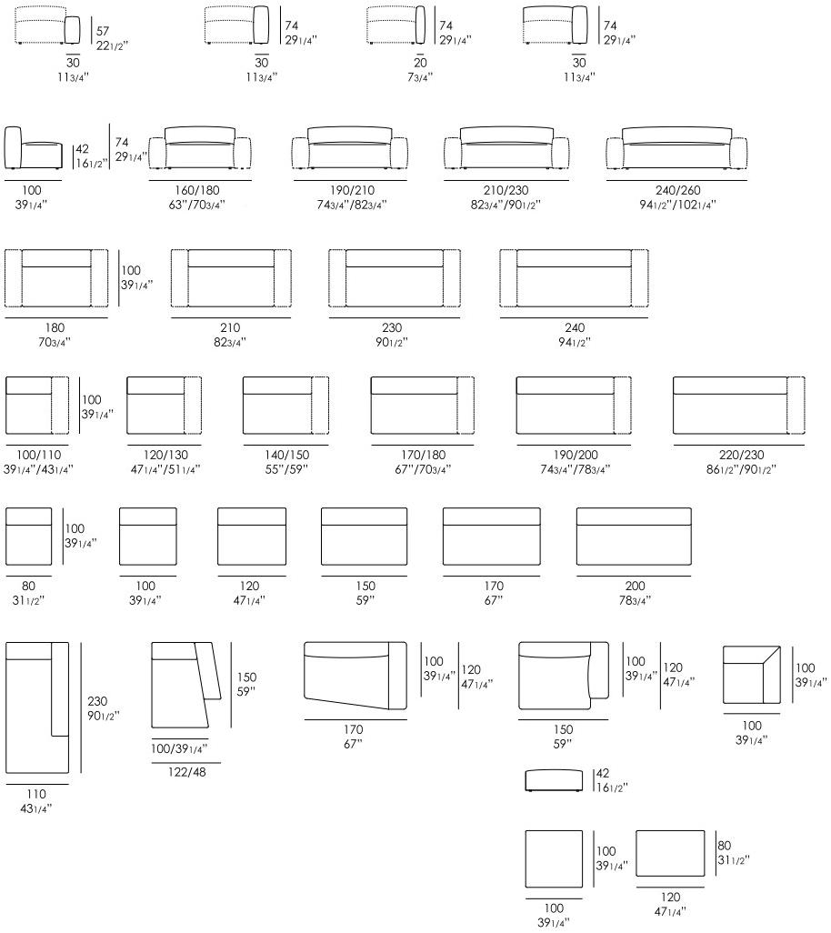 JESSE Модульный угловой диван из ткани Daniel sun-id-1444935 - Вид №2