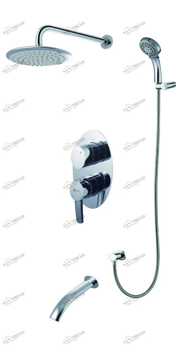 LM3222C Смеситель Atlantiss для ванны и душа, встраиваемый LEMARK ATLANTISS 