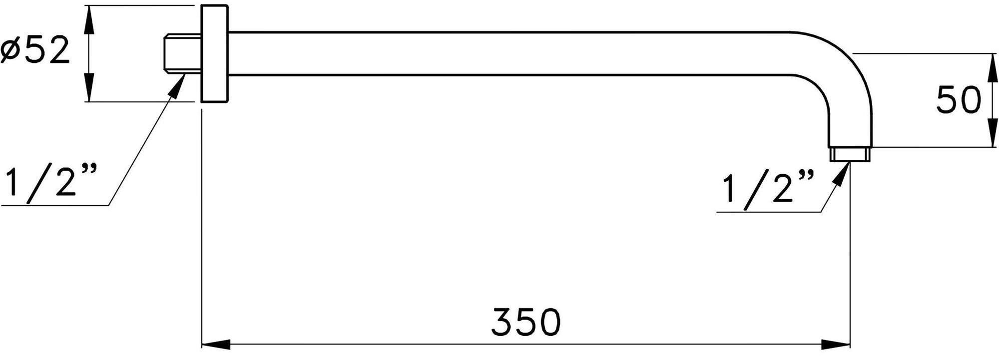 RUBINETTERIE STELLA Настенный держатель для душа Sirius sun-id-1455231 - Вид №2