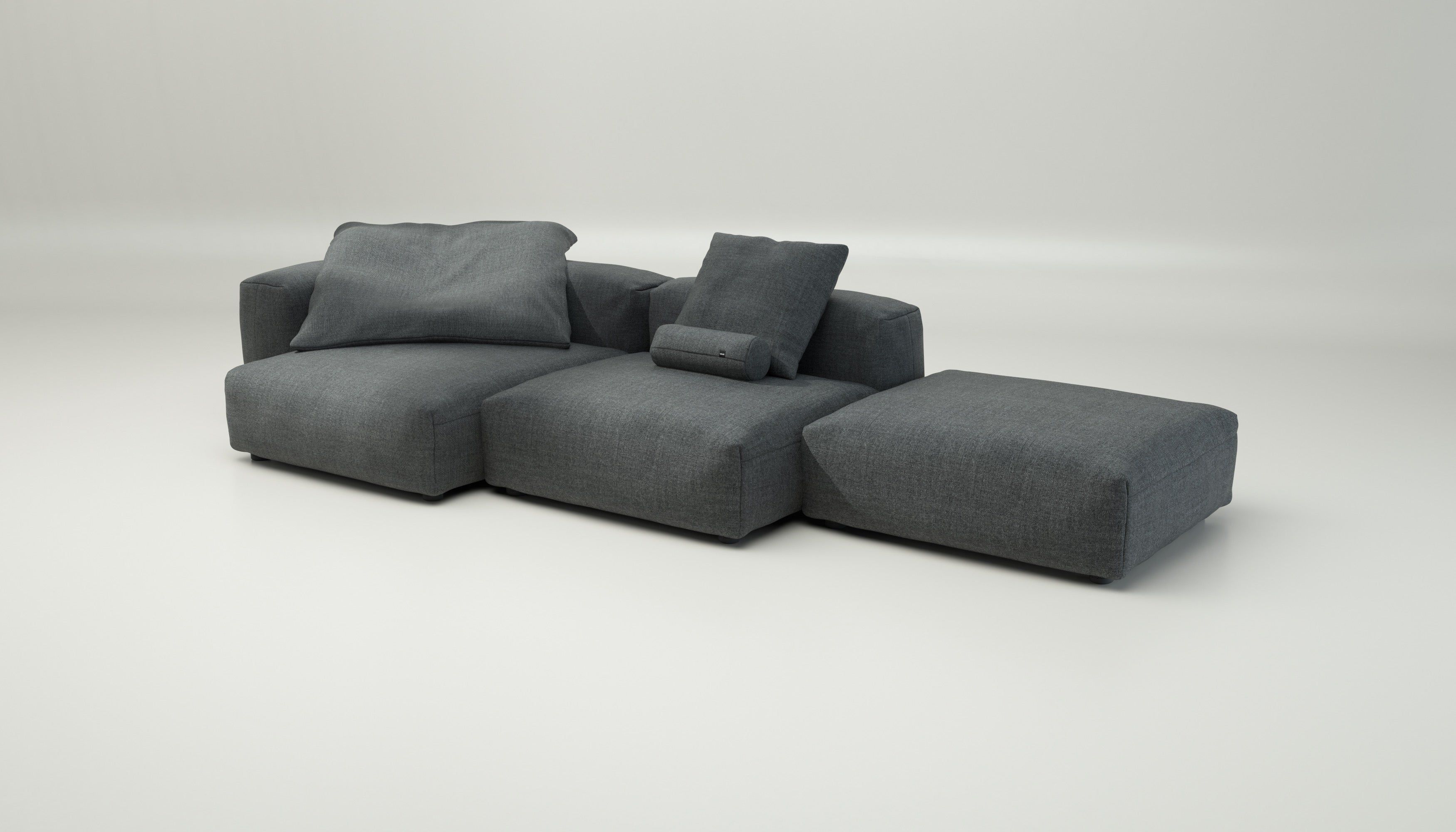 Модульный садовый диван с полуостровом vetsak Pique ARCH-00133737 - Вид №5