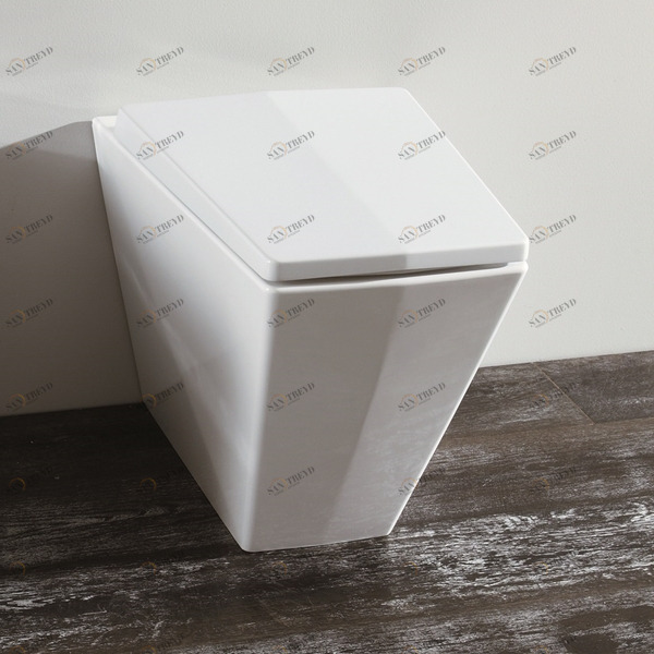 03KR Приставной унитаз напольный Белый Olympia Ceramica Crystal Италия