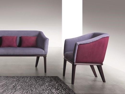 Carpanelli Кресло из ткани с подлокотниками Club Po66/7/8 - Вид №1