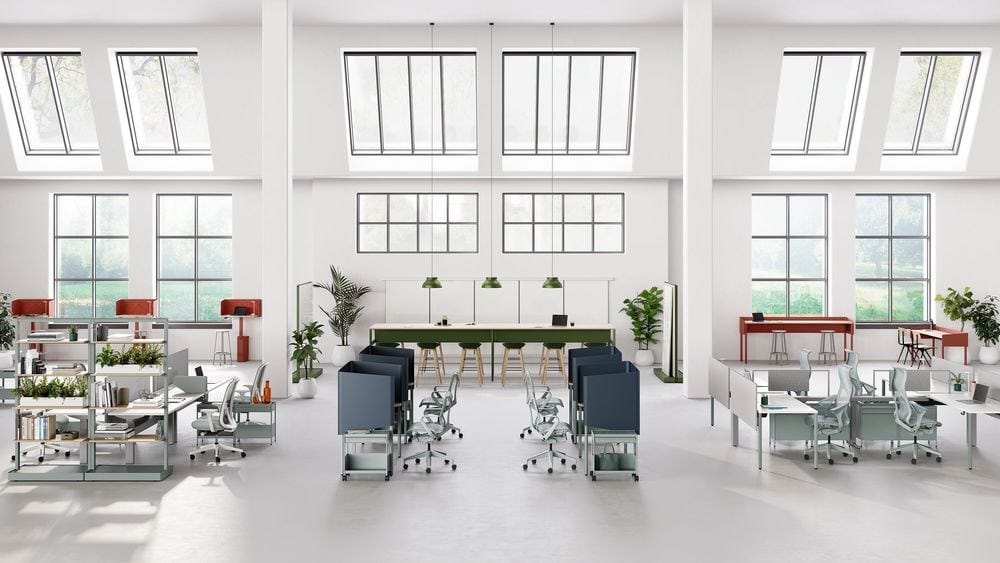 Звукопоглощающая панель перегородки стола Herman Miller OE1 ARCH-00054372 - Вид №7