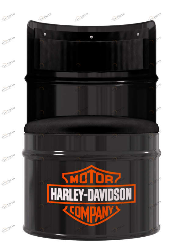 Бочка-кресло металлическое черное "Harley-Davidson" STARBARREL  00-3895262 Черный 