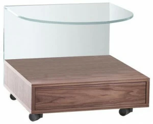 Tonelli Design Тумбочка стеклянная на колесиках
