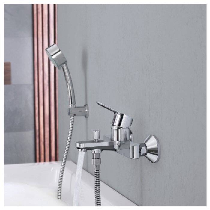 Смеситель для ванны GROHE BauEdge, хром (32820000) - Вид №2