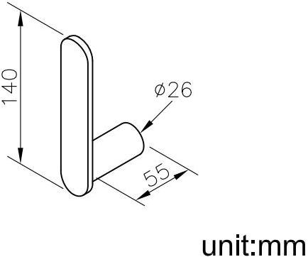 JUSTIME Держатель запасного рулона из хромированной латуни Charming 6922-43-80cp - Вид №1