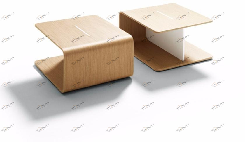 DE PADOVA Квадратный деревянный журнальный столик sun-id-1370171