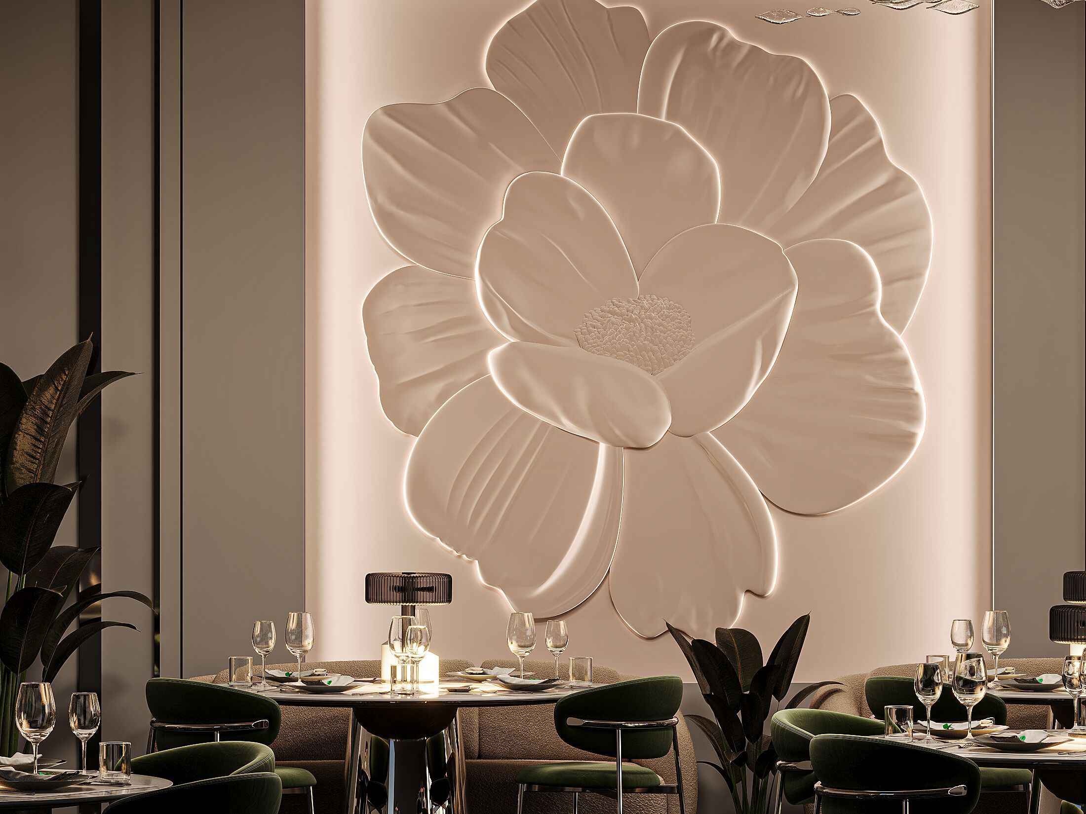 Трехмерная декоративная гипсовая панель WallDeco Pano ARCH-00044677