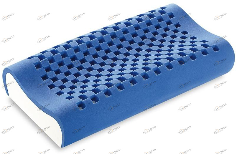 Manifattura Falomo Подушка шейная со съемным чехлом из пеноматериала с эффектом памяти sun-id-1428289