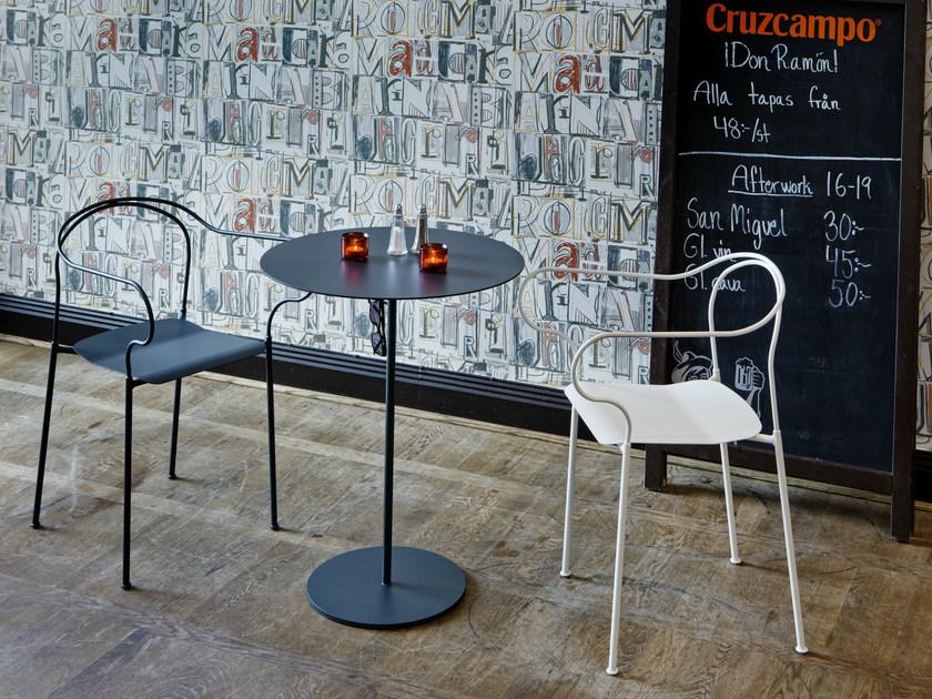 Nola Industrier Круглый высокий стол из стали Kyparn sun-id-1464896 - Вид №3