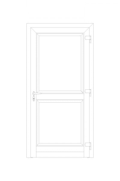 Алюминиевая входная дверь NURITH IMPERO ARCH-00007609 - Вид №3