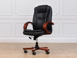 Arrediorg.it® Кожаное кресло руководителя с подлокотниками