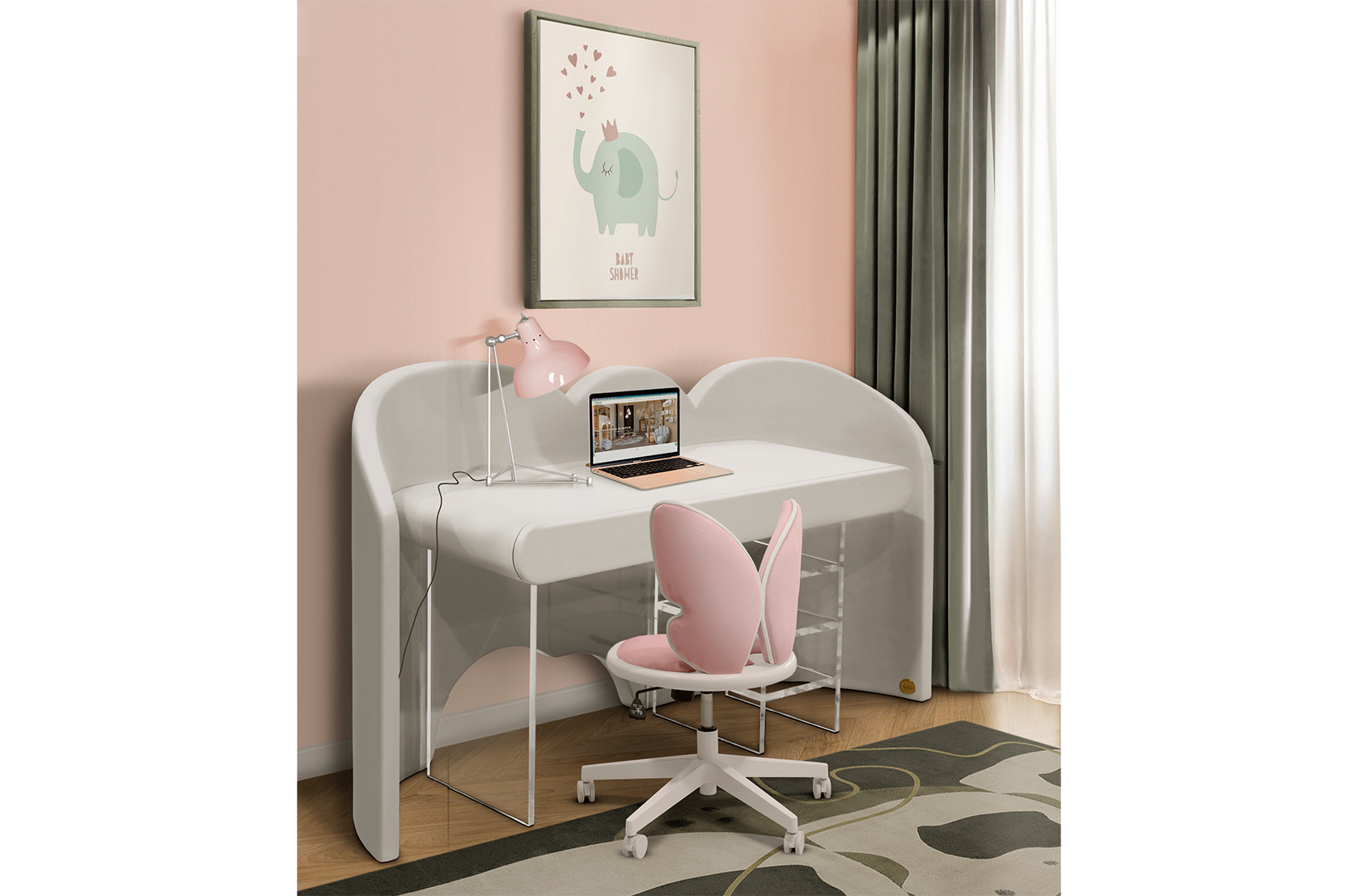 CIST652 Детский письменный стол Облачный стол Circu  - Вид №7