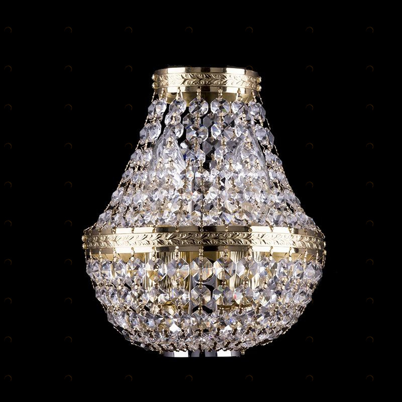 Бра Bohemia Ivele 2160/2/G BOHEMIA IVELE  077472 Золото;прозрачный 
