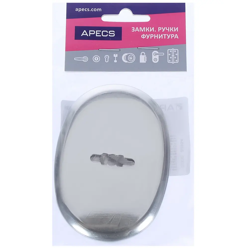 APECS Декоративная накладка DP-11-S-CR для входных дверей 81981392 STLM-0016520 - Вид №2