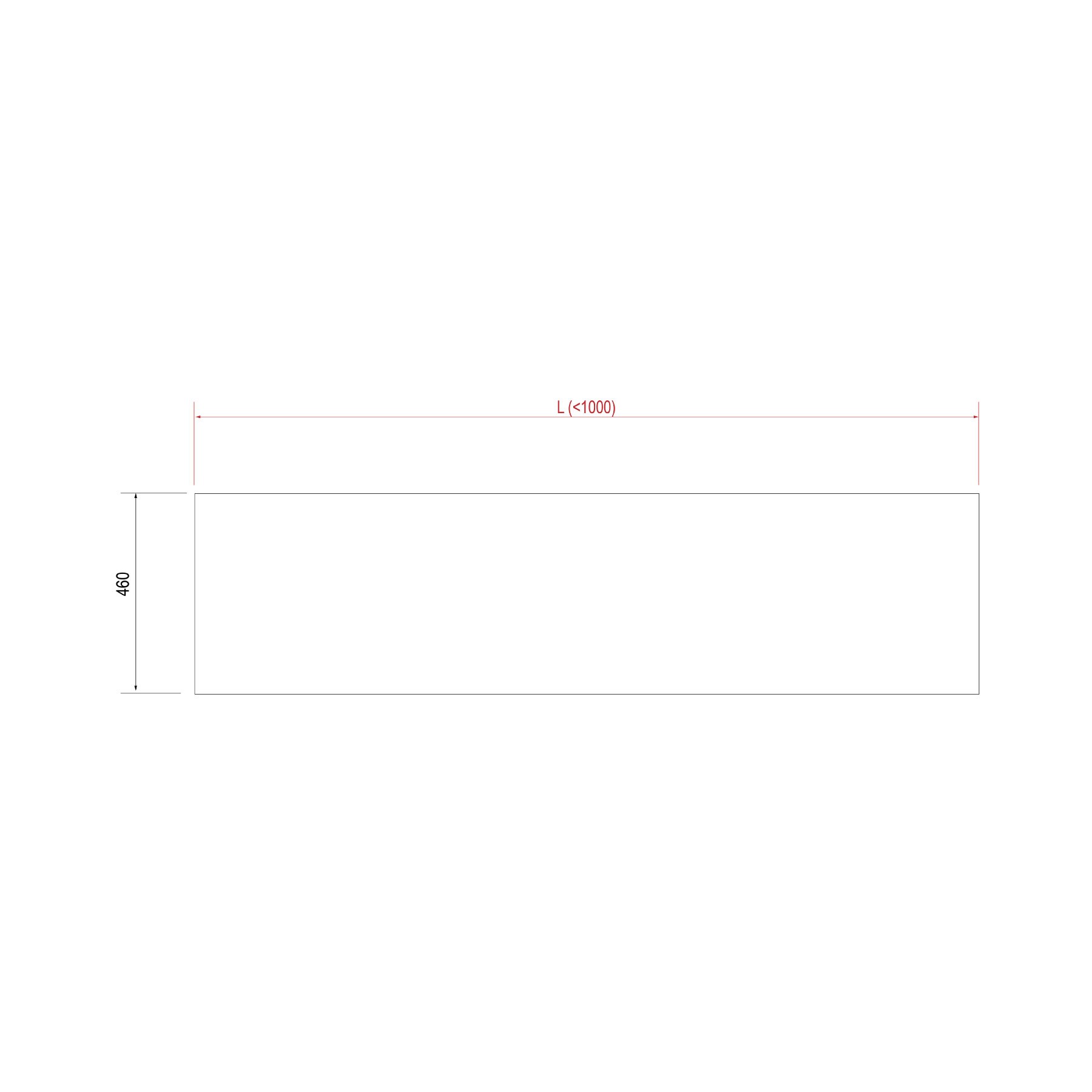 26972 SALGAR Столешница до 1000 GLOSS TAUPE 16 мм Глянцево-серо-коричневый  - Вид №1