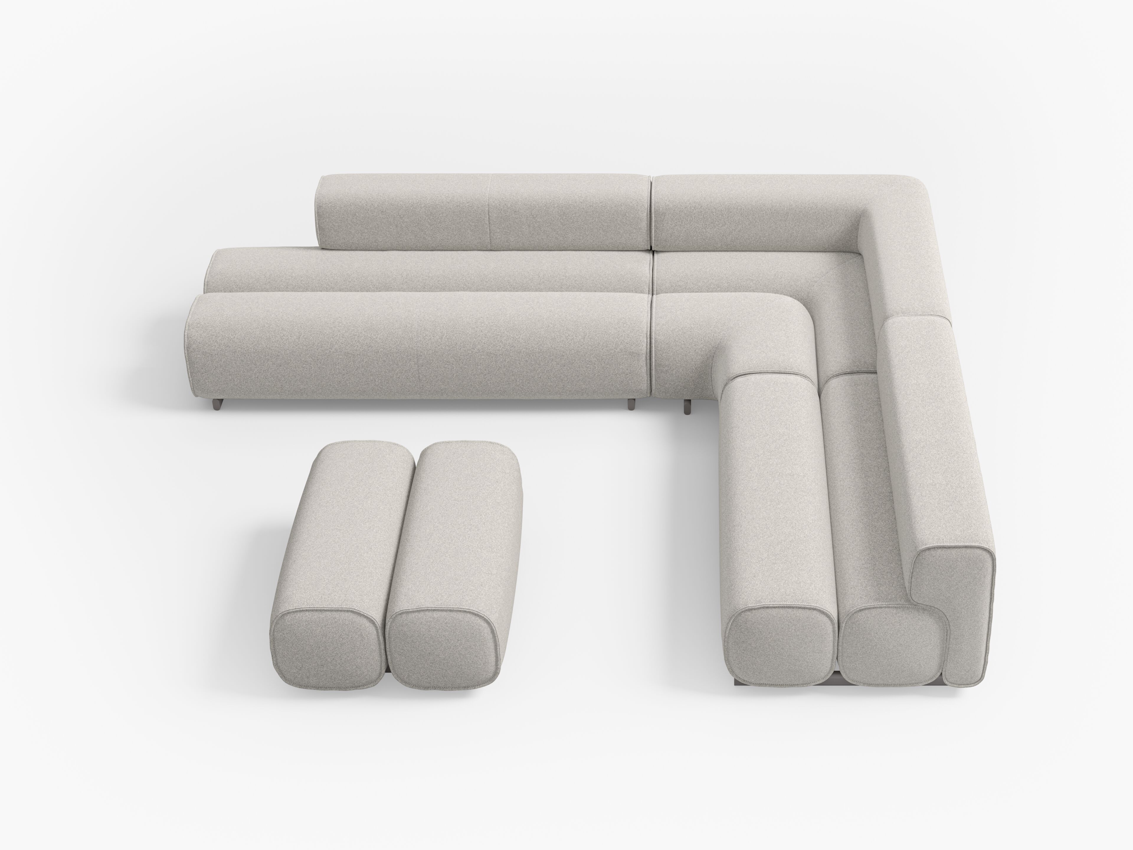 Модульный тканевый диван Desalto Unlimited ARCH-00086167