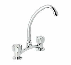 GENEBRE 68194 11 45 66 Настольный смеситель 6 дюймов с изливом в виде лебединой шеи