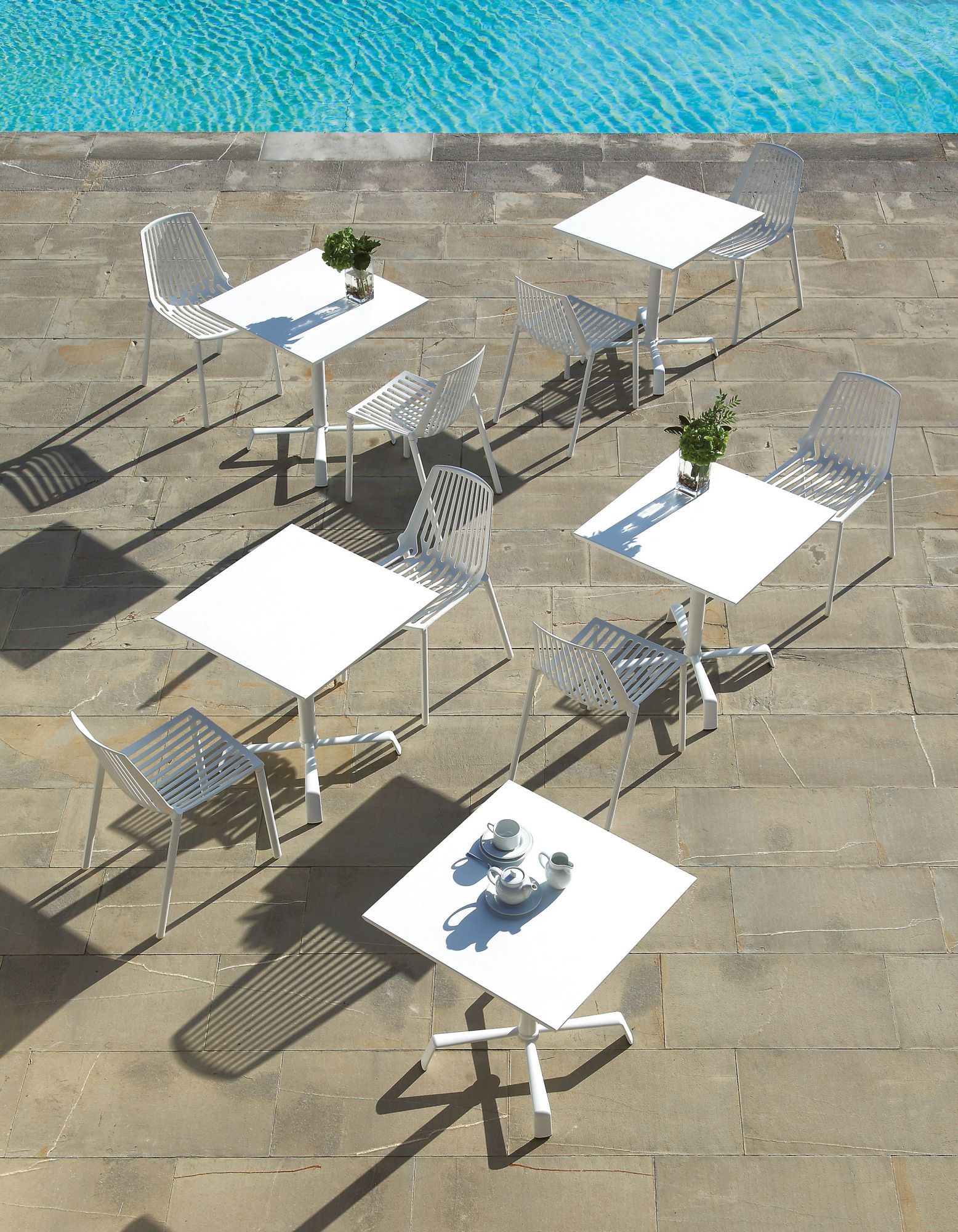 Высокий садовый стул с подставкой для ног FAST Omnia Selection ARCH-00117621 - Вид №6