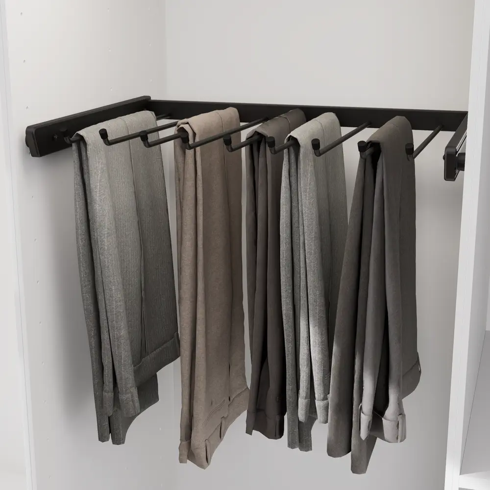 Брючница Лион 60x41.7 см KONSENSA сталь цвет черный STLM-2135670