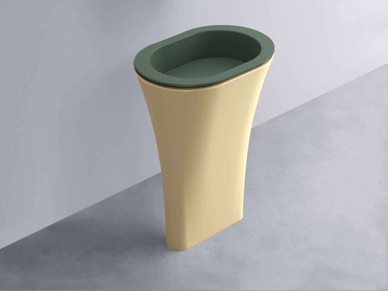 AMLA65-MU+AMPILO-MU+AMCOLO-CN Раковина Amedeo Ovale отдельностоящая cielo Enjoy + Amedeo Ceramica Cielo