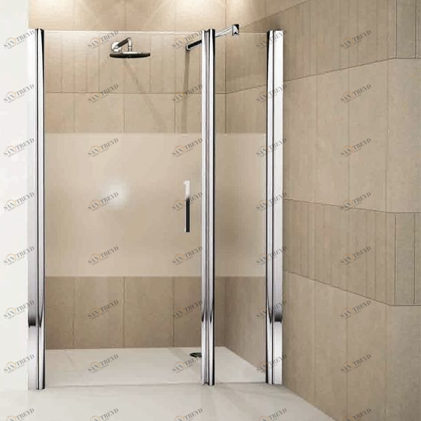 Двери в нишу 114 см GIADA G+F Novellini GIADA с сатинированным стеклом GIADNGF108S44KGIADNGF108D44K