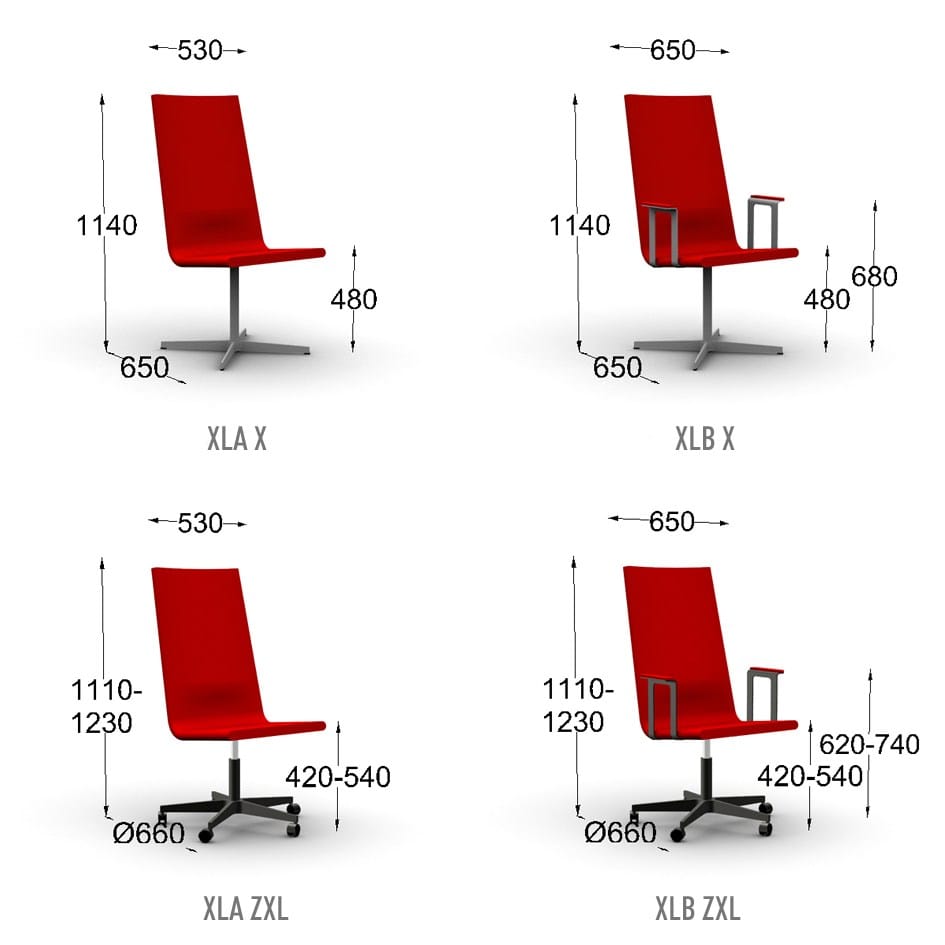 Кожаный операционный офисный стул с подлокотниками Inno низкий ARCH-00075642 - Вид №2