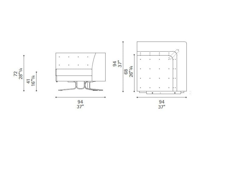 Кожаный модульный диван Poltrona Frau коллекция - диваны и кресла ARCH-00113476 - Вид №10