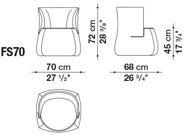 B&B Italia Кресло с мягкой обивкой Fat sofa sun-id-1448942 - Вид №4
