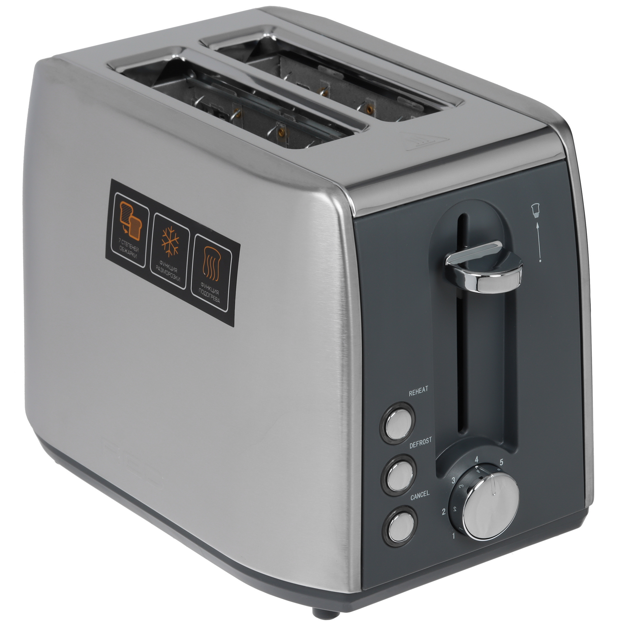 9125735 Тостер RED solution RT-M409 серебристый STDN-0140163