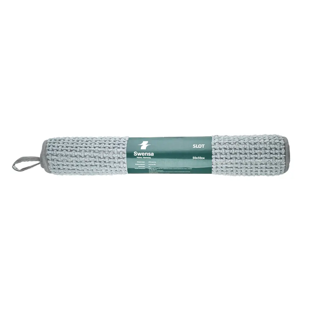 Коврик для ванной SWENSA Slot - уют и безопасность в сером исполнении 89379320 STLM-1521952 - Вид №2