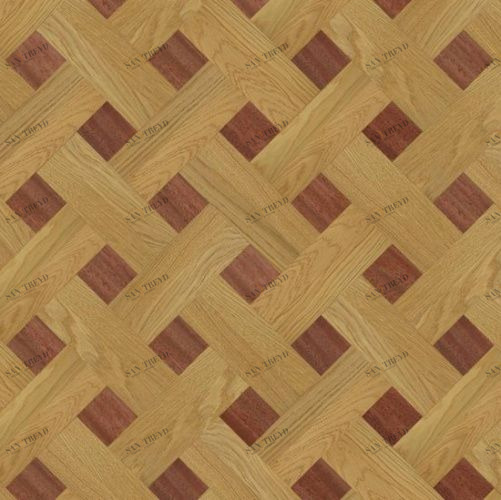 Художественный паркет Da Vinci Щитовой 26-310 Дуб (Гладкая) 500х500 мм 26010310