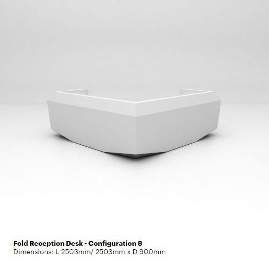 Isomi Стойка администратора для модульного офиса из твердой поверхности Fold sun-id-1442042 - Вид №9