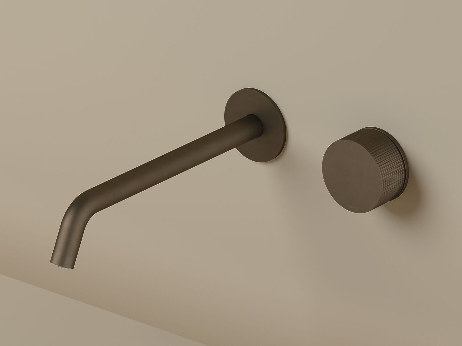 Латунный настенный смеситель для раковины с 2 отверстиями Hotbath Guy ARCH-00129287 - Вид №1