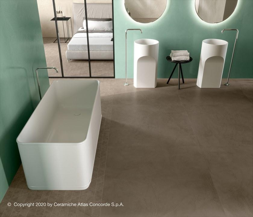 Atlas Concorde Белая плитка для стен с эффектом смолы Prism sun-id-1514355 - Вид №56