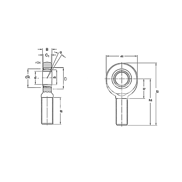 IS2634 Шарнирный наконечник SAL35 C 2RS ISKRA  - Вид №1
