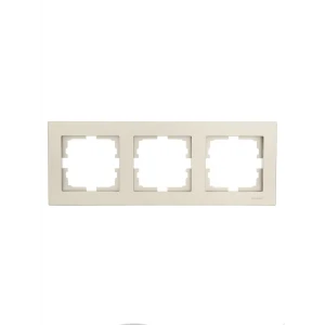 Рамка Lezard Vesna для розеток и выключателей на 3 поста в цвете титан 87103822