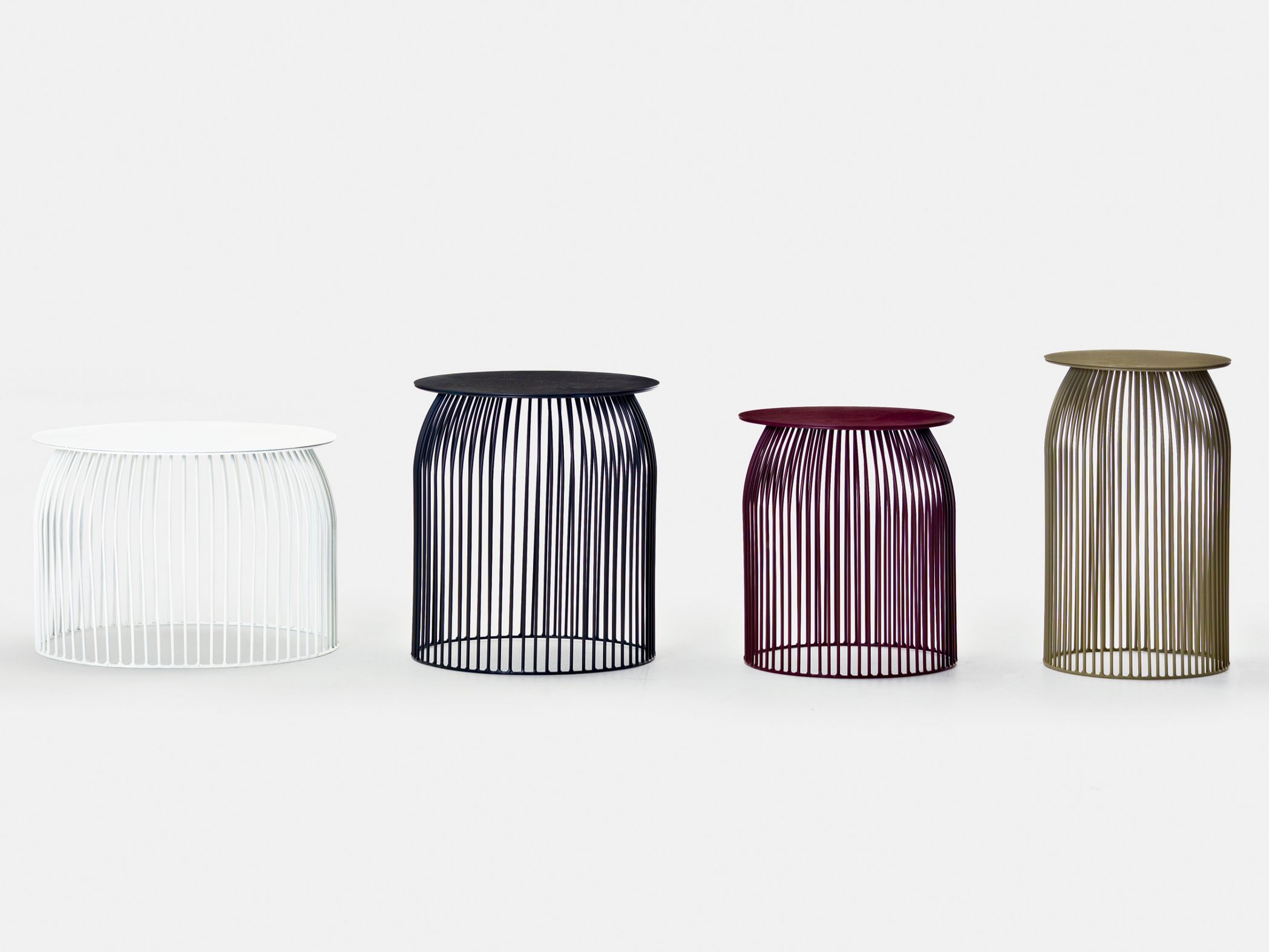 Стальной низкий круглый журнальный столик для контракта La Cividina Turi Turi ARCH-00009145 - Вид №1