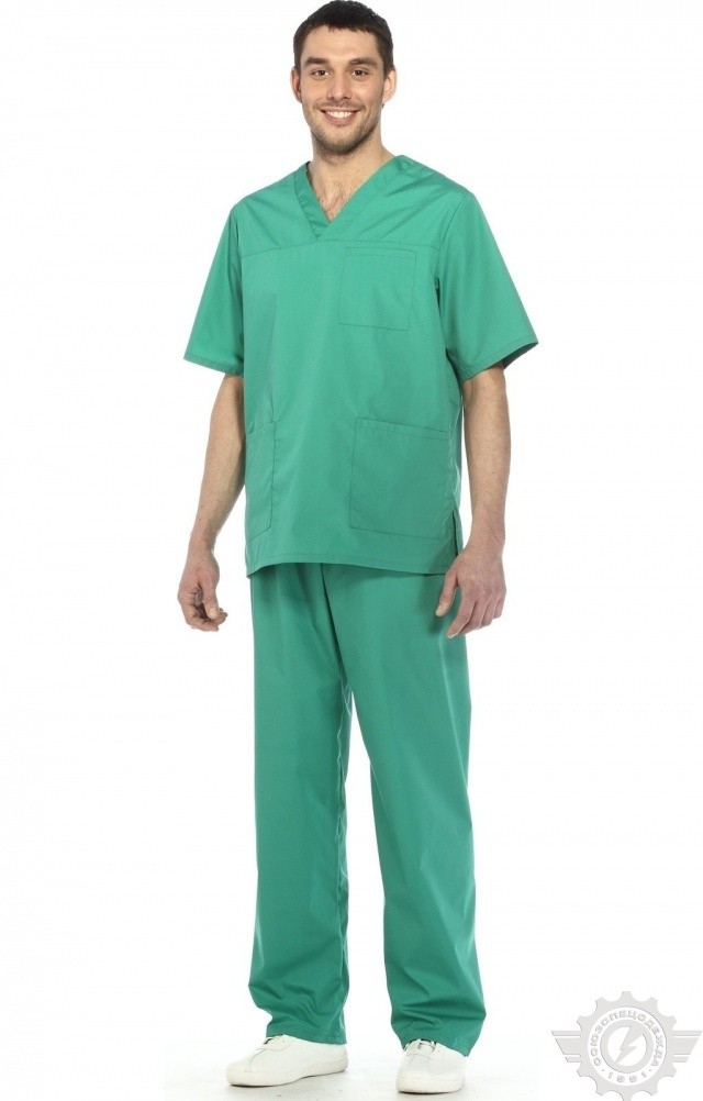 66152 Костюм "Спец" зеленый  Медицинская одежда  размер 56-58/170-176 Спецодежда  - Вид №5